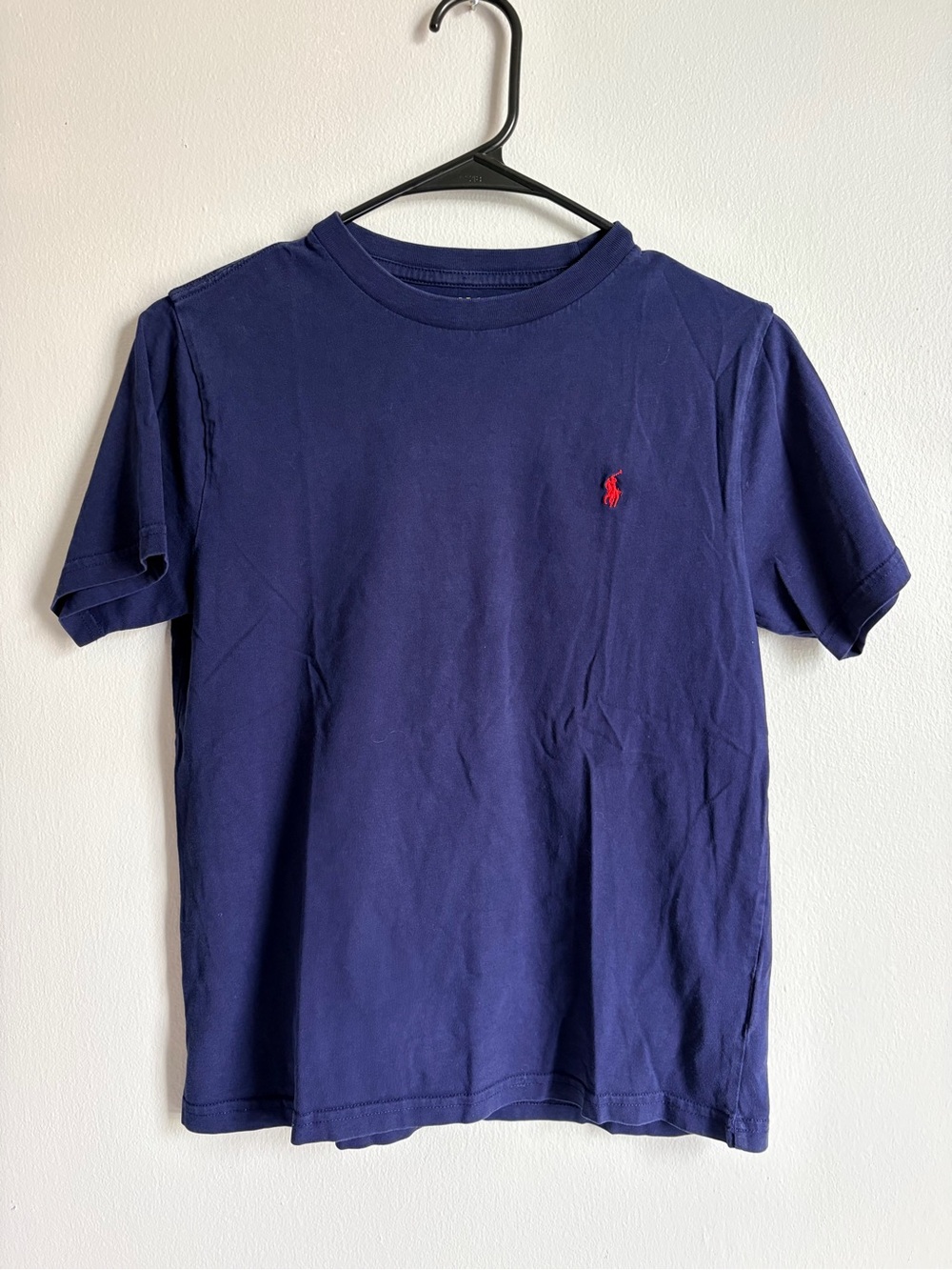 Polo by Ralph Lauren Navy Short Sleeve Crew Tee with Red Pony